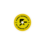 Karhu Weight Plate Sticker - Yellow 35lbs