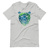 Unisex Blue-Green Watercolor Bear T-Shirt