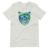 Unisex Blue-Green Watercolor Bear T-Shirt