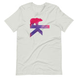 Unisex Purple-Pink Watercolor Karhu Logo T-Shirt