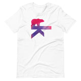 Unisex Purple-Pink Watercolor Karhu Logo T-Shirt